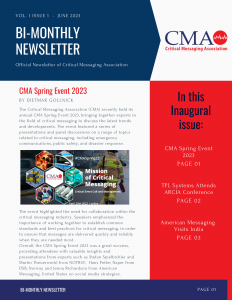 Official CMA Newsletter Vol. 1 Issue 1st June 2023 Page1