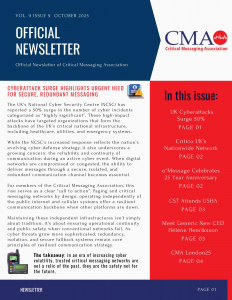 CMA Newsletter October 2025, Page 1