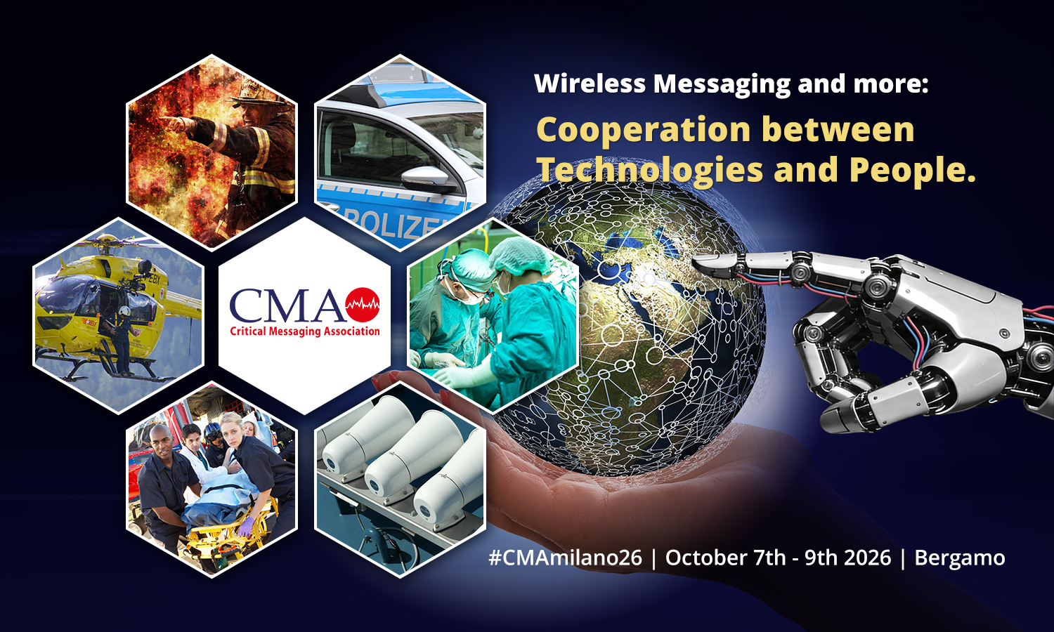 CMA event 2026 in Bergamo Italy near Milano from October 7th to October 9th 2026